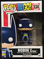 Funko DC Teen Titans Go! Funko POP! Ексклюзивна вінілова фігурка Television Robin as Batman #334