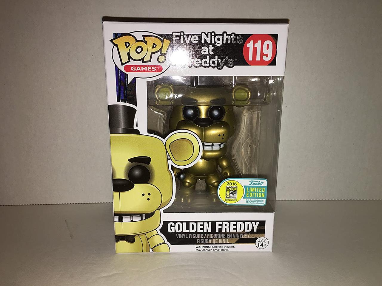 SDCC 2016 Exclusive Five Nights At Freddys Golden Freddy POP