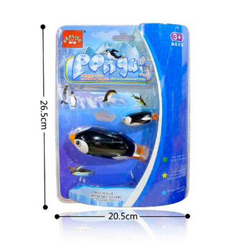 Гра для купання пінгвін 268A плаває на батарейці, фото 1