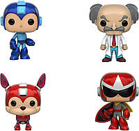 Funko Megaman: ПОП! В коллекционный набор игр входят Megaman, Rush, Protoman и Dr. Wily