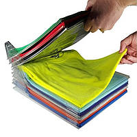 Органайзер, складная доска для хранения одежды 10шт EZSTAX / Набор отделений для одежды, тетрадок, документов