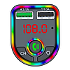 FM трансмітер в авто з USB, Bluetooth та RGB підсвічуванням, F6s / Автомобільний фм-модулятор в прикурювач, фото 7