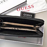 Жіночий гаманець на змійці Guess (7595) сірий, фото 3