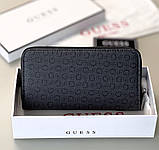 Жіночий гаманець на змійці Guess (7595) сірий, фото 4