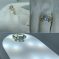 Серебряное Кольцо Эмми - красивое женское кольцо из серебра с камнем