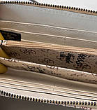 Жіночий гаманець на змійці Guess (7595) бежевий, фото 5