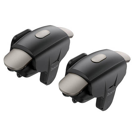 Тригери Hoco GM6 ігровий тримач з курками, 50mAh, 24 години роботи, 4-7 дюймів темно-сірі, фото 1
