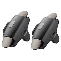 Тригери Hoco GM6 ігровий тримач з курками, 50mAh, 24 години роботи, 4-7 дюймів темно-сірі, фото 4