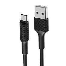 Кабель Borofone BX1 USB to MicroUSB 1m чорний