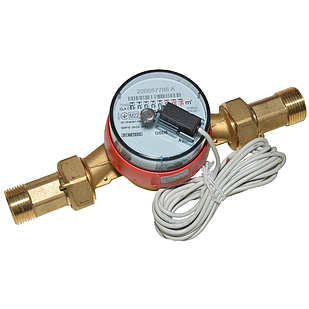 Лічильник води з імпульсним датчиком 1/2" ГВ 30-90 °C BMeters GSD8-R 2,5 м2/год