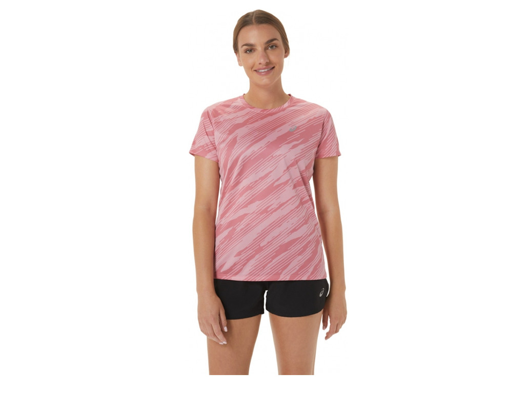 Футболка спортивна жіноча Asics CORE ALL OVER PRINT SS TOP (2012C646-705)