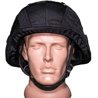 Кавер чохол на шолом Kirasa VIPER A5 чорний, розмір S-M (KI606)