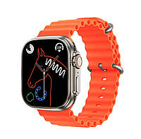 Влагоустойчивые умные смарт часы Smart Watch XO M8 Pro IPS дисплей IP68 Battery 280 mAh Оранжевый