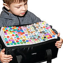 Двосторонні маркери 168 штук для скетчинга і малювання на спиртовій основі, Маркери, фломастери Touch, фото 3