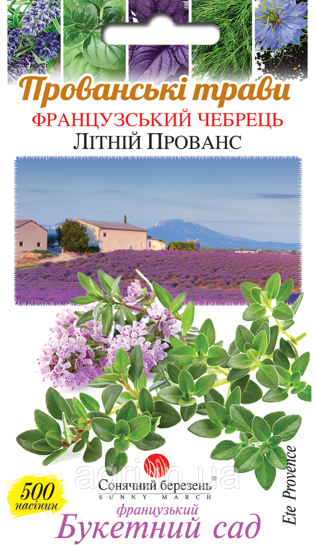 Тимьян (Чебрець) Літній Прованс, 500 шт.