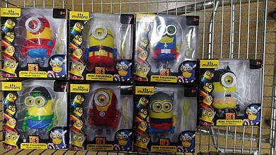 Міньйон ігрова фігурка в костюмі Супергероя Minions 7 видів 815047-1