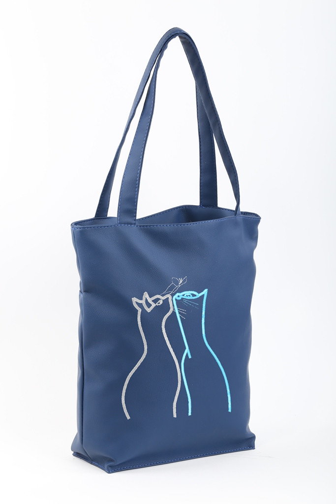 Сумка Стандарт флай «Закохані коти з метеликом», фото 1