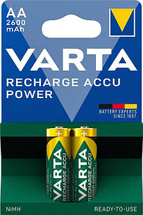 Акумулятор VARTA NI-MH Power AA 2600 мАг, 2 шт.