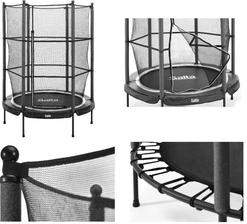 Батут Salta Junior trampoline круглий 140 см Black