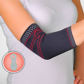 Бандаж на лікоть трикотажний із силіконовими подушечками -   REF-710  Ersamed ОРИГ 130