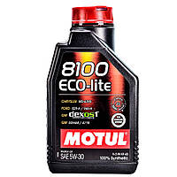 Масло моторное синтетическое 1л 5W-30 8100 Eco-Lite MOTUL (BYD Амулет) 839511-MOTUL