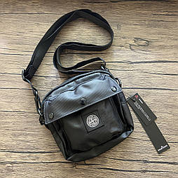 Чоловіча сумка Stone Island барсетка через плече (сумка месенджер). Чоловічі брендові сумки стон ісланд водовідштовхуюча