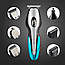 Набір для стрижки волосся 11в1 з насадками Geemy GM-562 / Електрична бритва для чоловіків / Машинка-триммер, фото 9