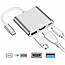 Перехідник-адаптер 3в1 з Type-C на HDMI, USB, USB-C / Перетворювач для телефонів чи ноутбуків, фото 6