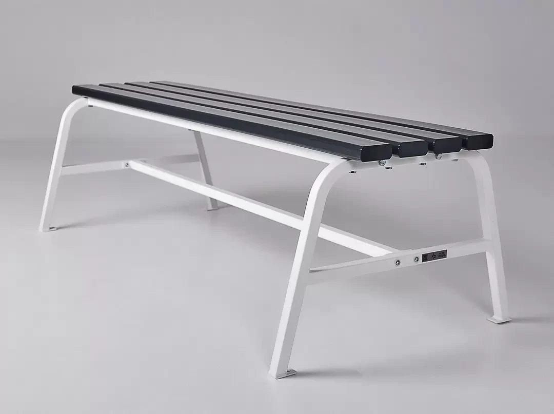 Лавка Classic без спинки (графітово-білий), фото 1