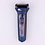 Чоловіча машинка для стрижки волосся 3в1 з USB, GM-566 / Акумуляторна машинка-триммер для волосся та бороди, фото 6