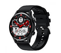 Круглые влагоустойчивые умные смарт часы Smart Watch XO J4 IPS дисплей IP68 Battery 280 mAh Черный
