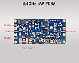 Wi-Fi підсилювач бездротовий широкосмуговий 2,4G 4W для дронів з антеною, фото 3
