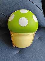 Детский рюкзак гриб Cупер Марио зелений твердый для садика