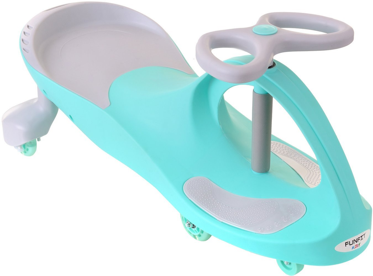 Бібікар дитяча інерційна машинка каталка FUNFIT KIDS Gravitational Ride-on зі світлодіодними колесами Blue