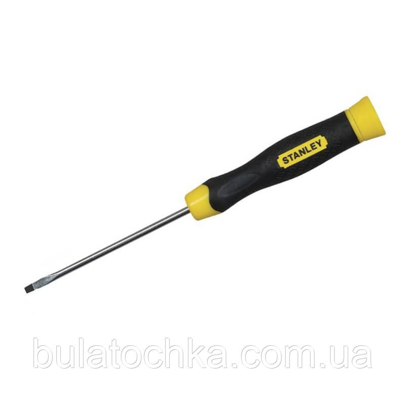 Викрутка Cushion Grip завдовжки 75 мм з паралельним жалом під шліц SL 2.5 STANLEY 1-64-923