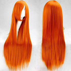 Довга перука RESTEQ - 100см, оранжеве волосся, косплей