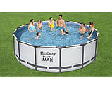 Каркасний басейн Bestway 5612X (427х122 см) (3028 л/год, драбина, тент), фото 2