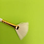 Пензель віяловий для нанесення пілінгів 18 см/17,5 см