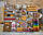 Великий Бізіборд Монтессорі, Дошка для розвитку, Іграшка на Рік дитині, Бізікуб, фото 5