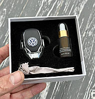 Ароматизатор воздуха в авто с логотопом VOLKSWAGEN Автопарфюм премиум сегмент подарочная упаковка