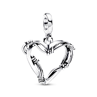 Серебряный шарм Pandora Ми "Колючее сердце" 792526C00
