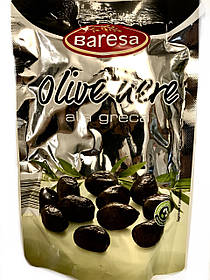 Оливки Baresa olive nere alla greca в'ялені 200 г