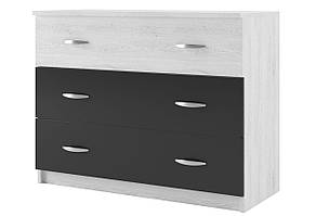 Комод Соня ДСП артвуд светлый и антрацит (Світ Меблів TM)