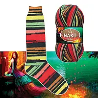 Nako BOHO DESEN (Нако Бохо Десен) №82231 (Шкарпеткова пряжа, нитки для в'язання)