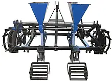 Сівалка 2х рядна для мотоблока (овочева) СТВ-2, фото 4