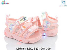 Літнє взуття оптом Босоніжки для дівчинки від виробника BBT (рр 21-26)