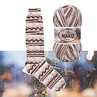 Nako BOHO DESEN (Нако Бохо Десен) №82692 (Шкарпеткова пряжа, нитки для в'язання)
