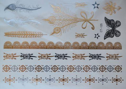 Flash tattoo (флеш тату) для боді-арту CT-125