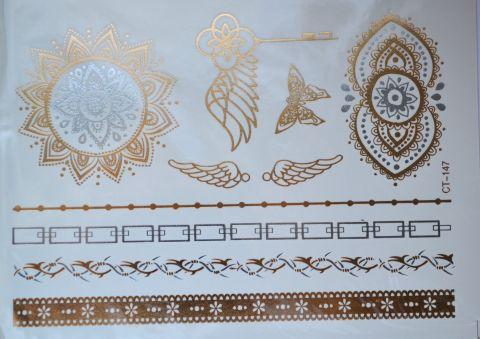 Flash tattoo (флеш тату) для боді-арту CT-147, фото 1