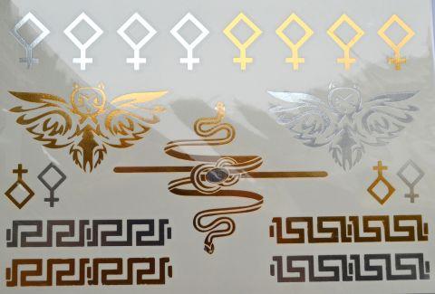 Flash tattoo (флеш тату) для бодіарту S27, фото 1